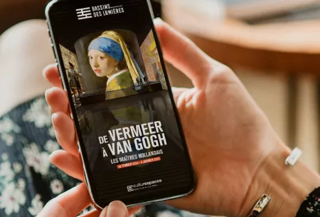 Mockup application Vermeer Van Gogh Bassins