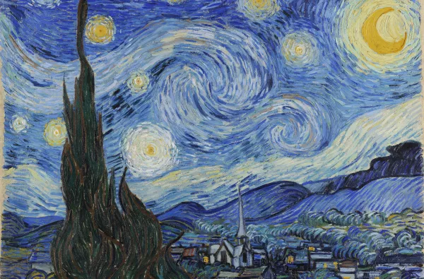 Tableau Nuit étoilée Van Gogh