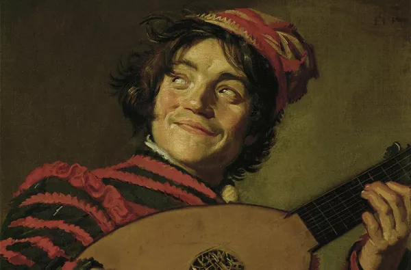 tableau bouffon au luth Hals