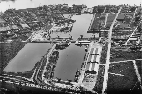 Photo d'archive port Bacalan Bordeaux