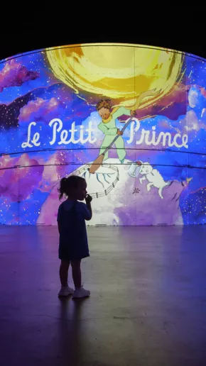 le petit prince fille citerne bassins lumière