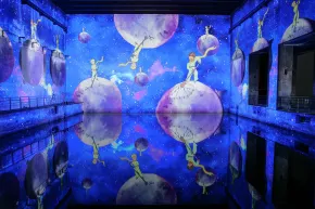 le petit prince planètes bassins lumières