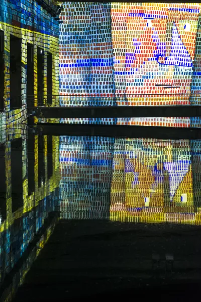 © Culturespaces / Anaka Photographie Vue exposition Klee Bassins des Lumières