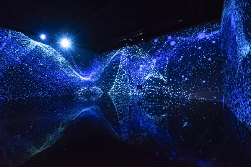 © Culturespaces / Anaka Photographie Vue exposition Ocean Data Bassins