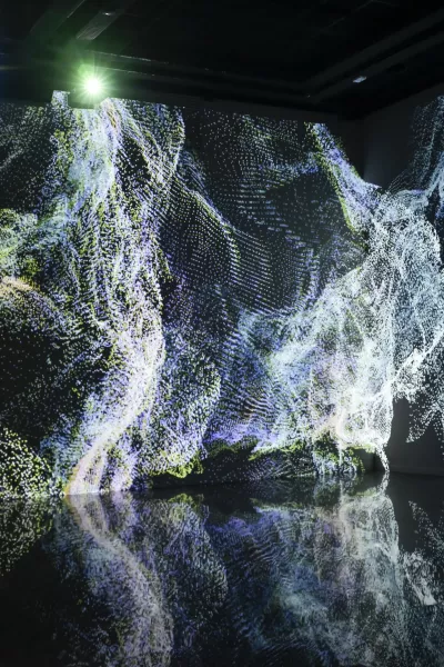 © Culturespaces / Anaka Photographie Vue exposition Ocean Data Bassins