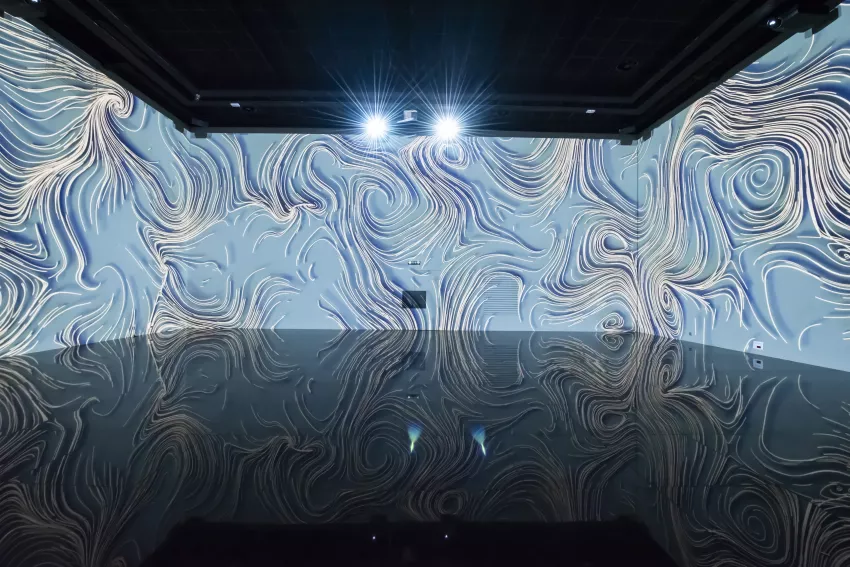 © Culturespaces / Anaka Photographie Vue exposition Ocean Data Bassins