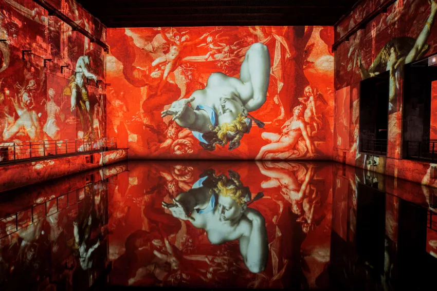 © Culturespaces / Vincent Pinson Espace exposition De Vermeer à Van Gogh aux Bassins