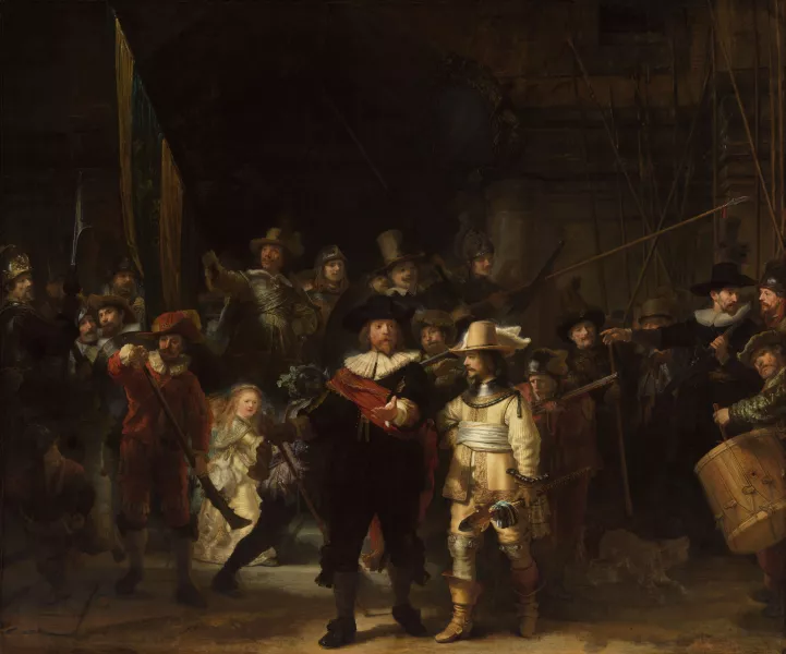 Painting The Night Watch Rembrandt