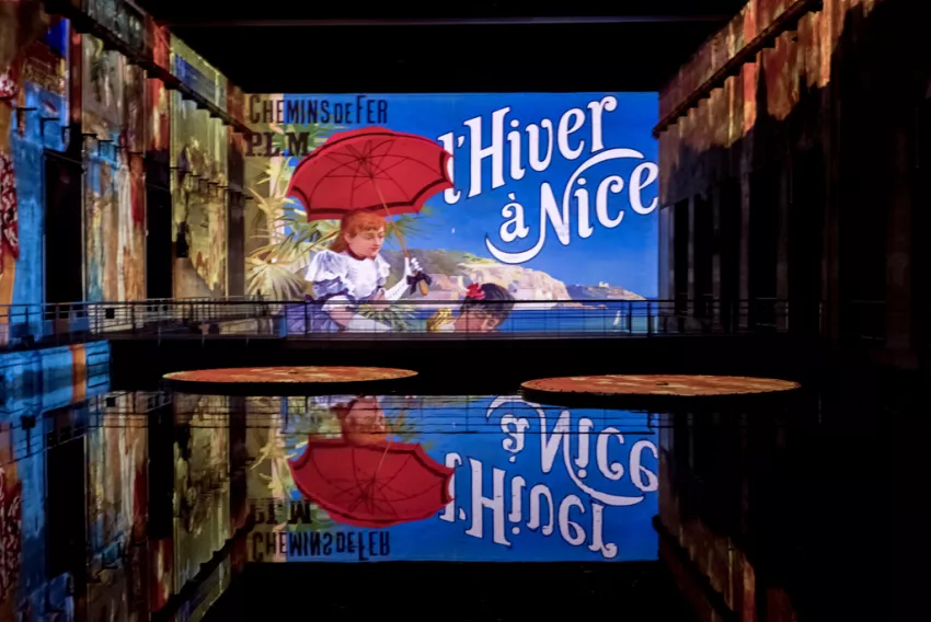 © Culturespaces / Eric Spiller Vue exposition Monet Renoir Chagall Bassins