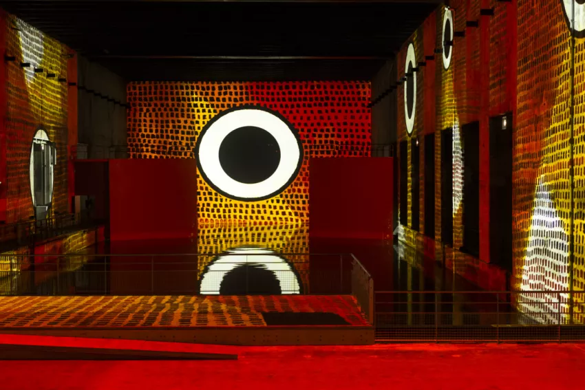 © Culturespaces / D. Chauvet-Roldan Vue exposition Klee événement Bassins
