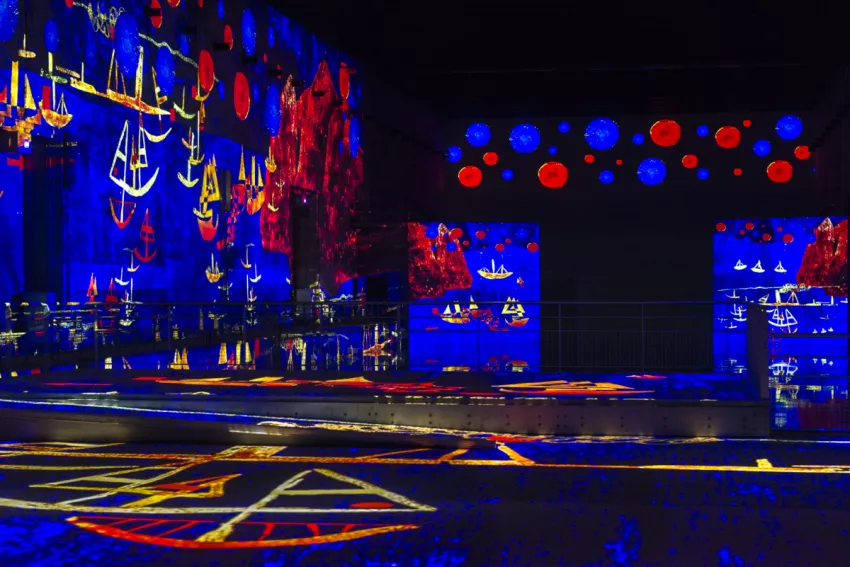 © Culturespaces / Anaka Photographie Vue exposition Klee événement Bassins